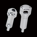 5.0 " Tall Handlebar Risers Kit for Harley Davidson Springer Models with 1.0" Clamping Cover-6