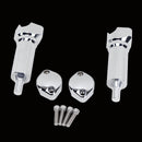 5.0 " Tall Handlebar Risers Kit for Harley Davidson Springer Models with 1.25 Inch Clamping Area-5