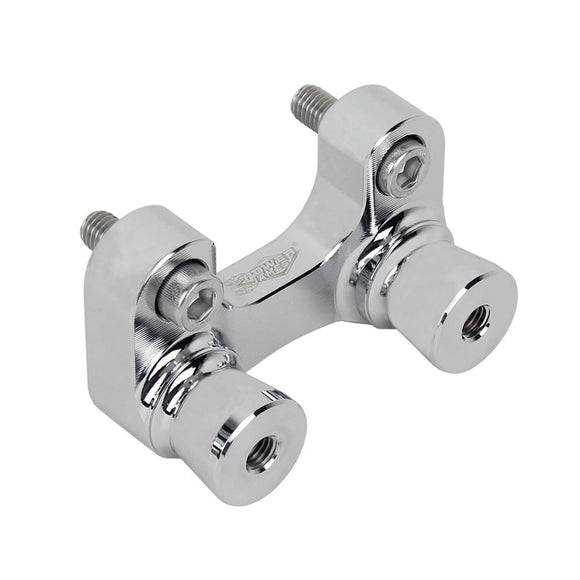 2 3/8" Tall Handlebar Risers Adapter for Harley Davidson Touring Dyna Softail