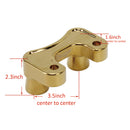 2 3/8" Tall Handlebar Risers Adapter for Harley Davidson Tourings Dyna Softail-8