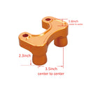 2 3/8" Tall Handlebar Risers Adapter for Harley Davidson Tourings Dyna Softail-6