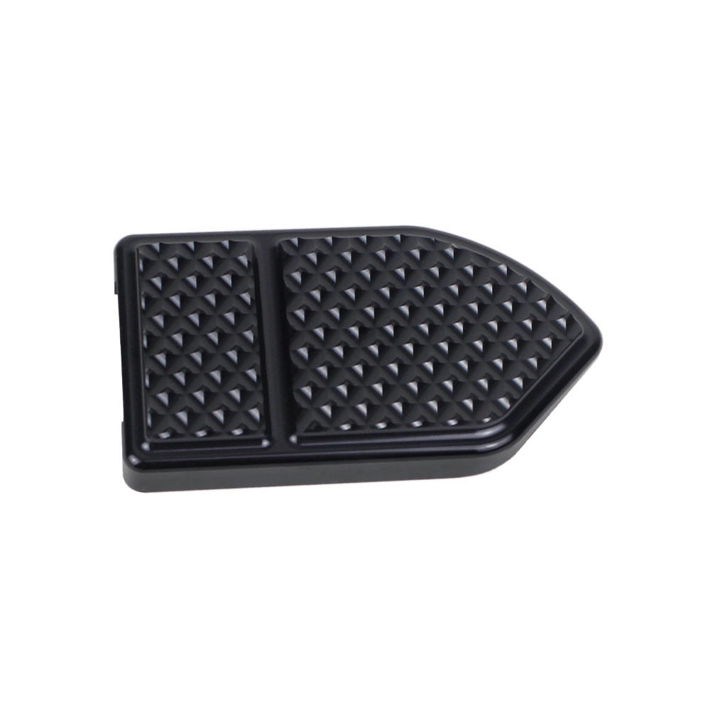 Black CNC-Cut Extended Small Brake Pedal Pads for Harley Davidson