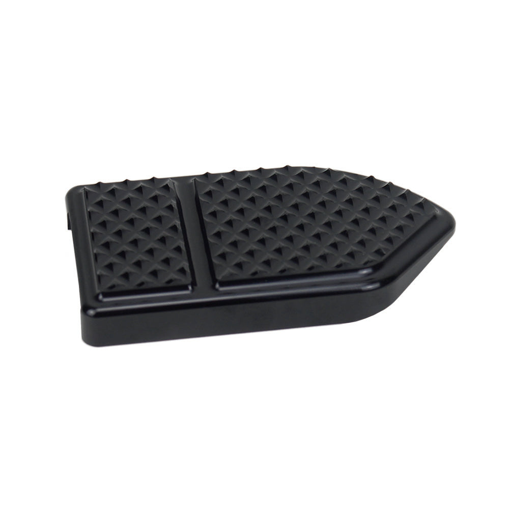 Black CNC-Cut Extended Small Brake Pedal Pads for Harley Davidson