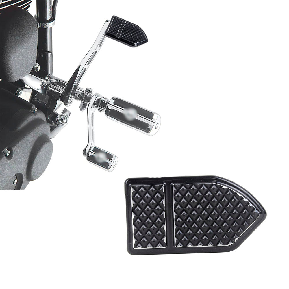 CNC Black Small Brake Pedal Pad Cover for Harley Softail Dyna 86-Later - 0