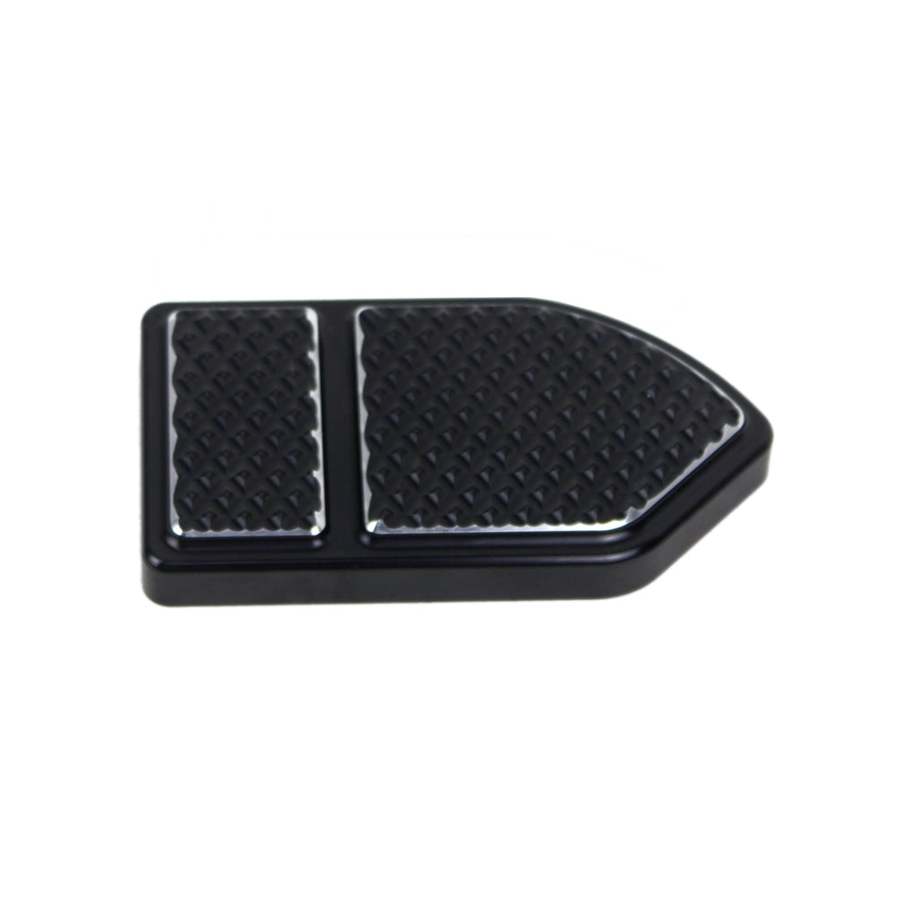 CNC Black Large Brake Pedal Pad Cover for Harley Softail Dyna Touring and Trike Models