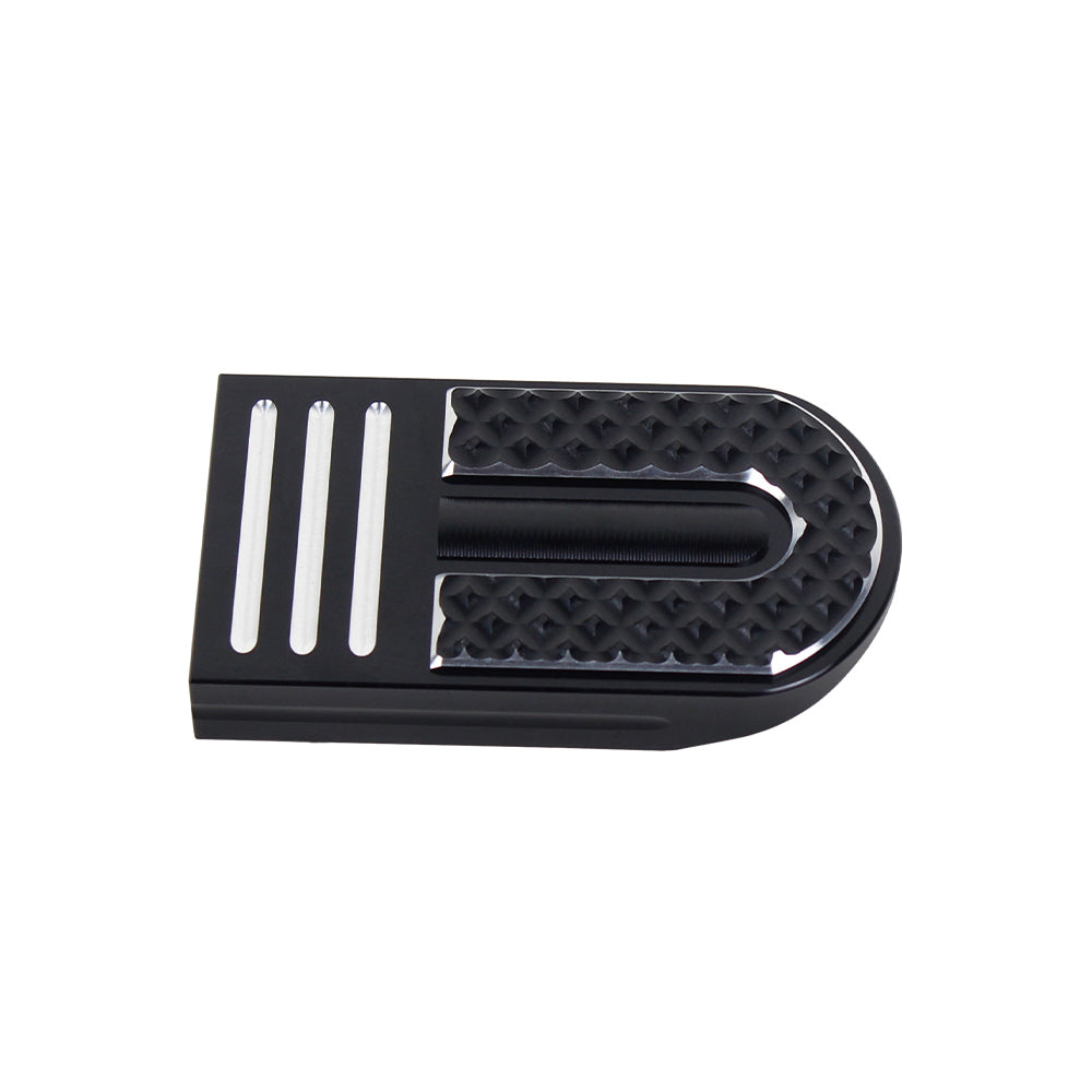  CNC Small Rear Brake Pedal Pad Cover for Harley Softail Dyna Models - 0