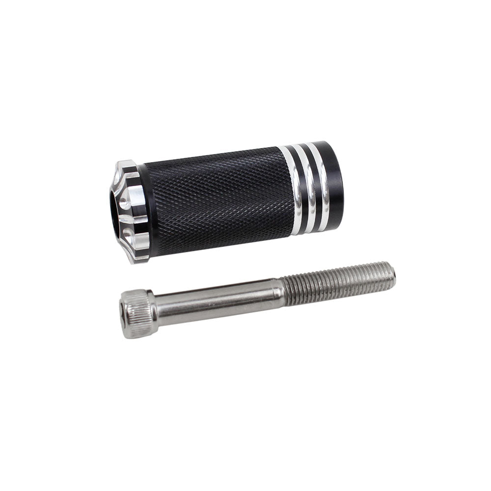 Black CNC-Cut Whirlpool Shift Peg for Harley Davidson all Models