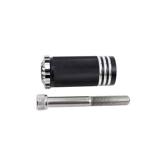 Black CNC-Cut Whirlpool Shift Peg for Harley Davidson all Models