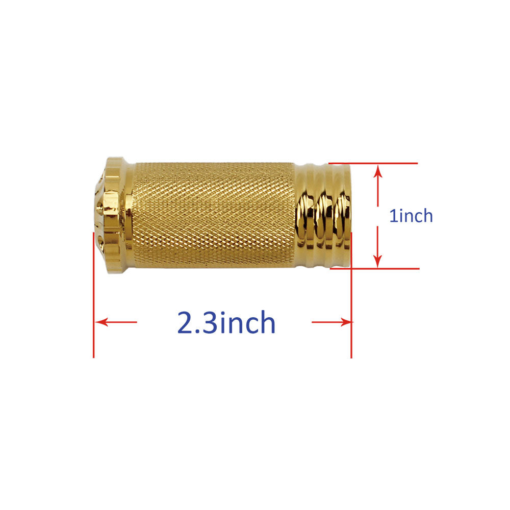 Small Gold CNC-Cut Whirlpool Foot Shift Peg for Harley Davidson all Models