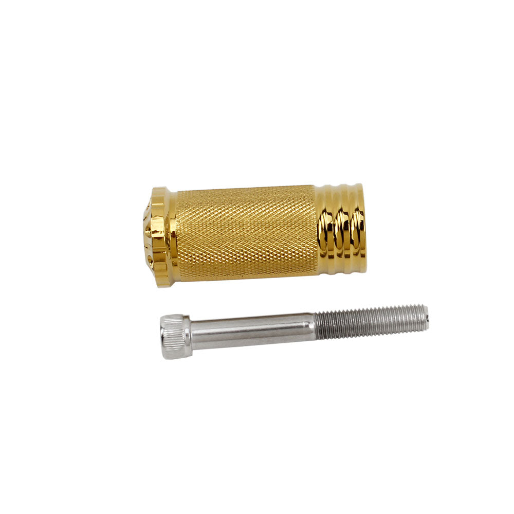 Small Gold CNC-Cut Whirlpool Foot Shift Peg for Harley Davidson all Models