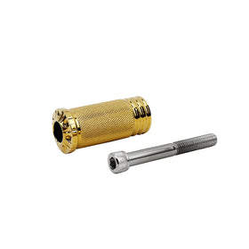 Small Gold CNC-Cut Whirlpool Foot Shift Peg for Harley Davidson all Models - 0