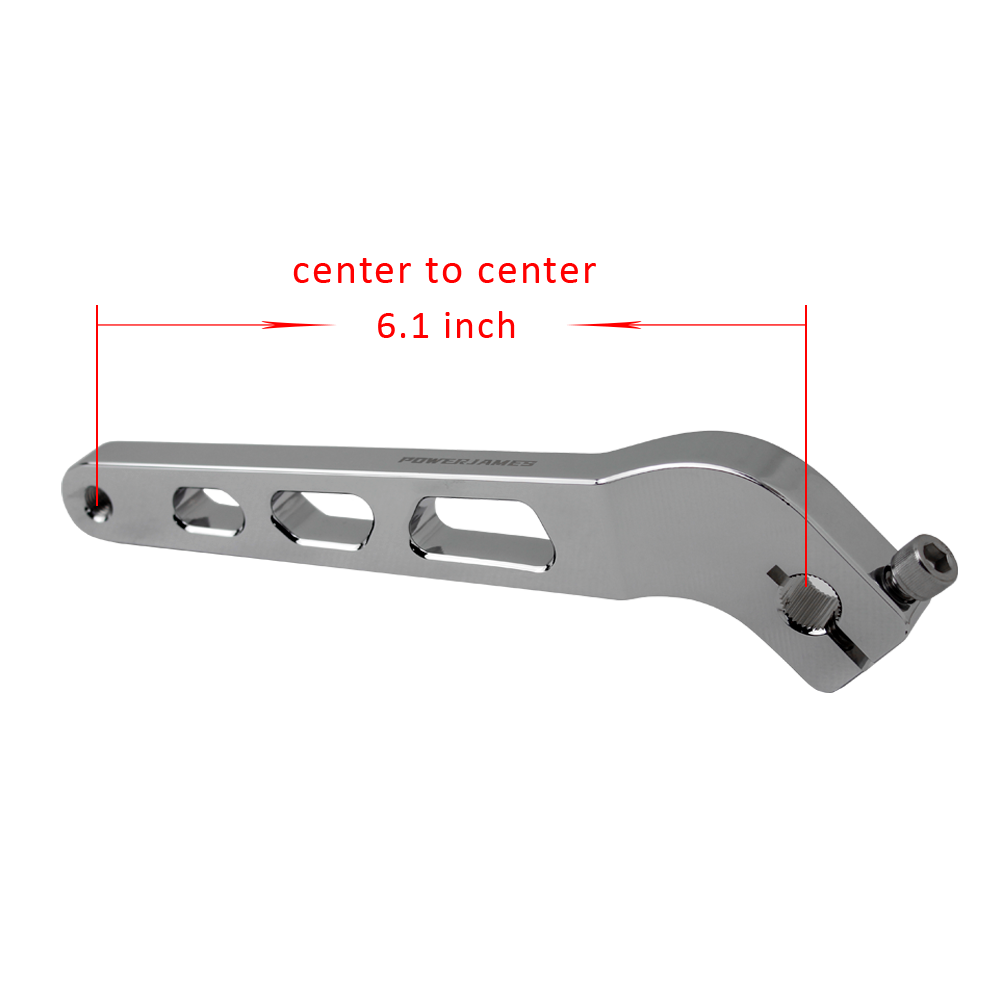 Chrome CNC-Cut Shifter Lever for Harley Dyna 1991-2017