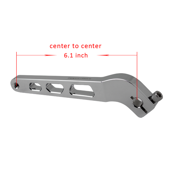 Chrome CNC-Cut Shifter Lever for Harley Dyna 1991-2017