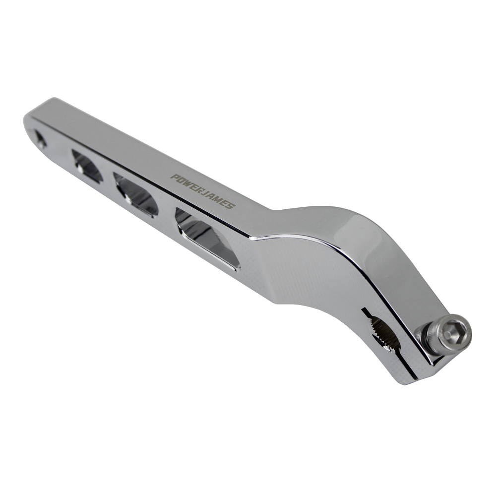 Chrome CNC-Cut Shifter Lever for Harley Dyna 1991-2017 - 0