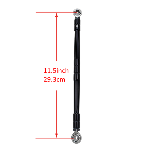 Black CNC Cut Shift Linkages for Harley Softail Touring and Trike Models 86-23