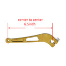 POWERJAMES Gold CNC-Cut  Schalthebel für Harley Davidson Dyna 91-17, Softail 90-17-6