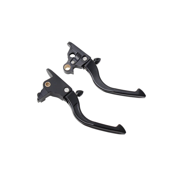 Black Adjustable Brake Clutch Lever for Harley Davidson Softail 2018-2022
