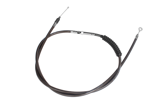 66.9" Smoky Black Braided Clutch Cable