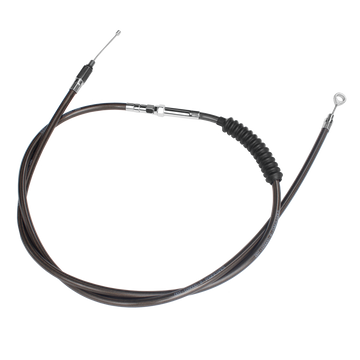 74.8" Smoky Black Clutch Cable for Harley Softail Dyna XL Touring - 0