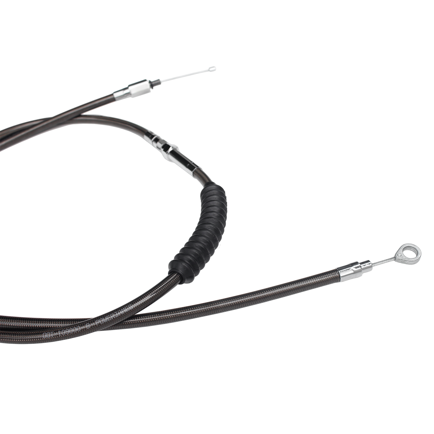 74.8" Smoky Black Clutch Cable for Harley Softail Dyna XL Touring