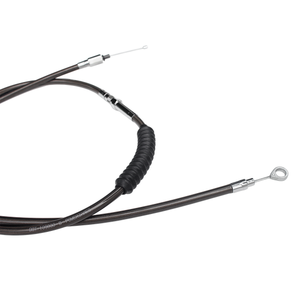 74.8" Smoky Black Clutch Cable for Harley Softail Dyna XL Touring