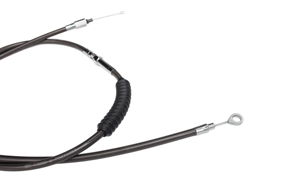 70.9" Smoky Black Braided Clutch Cable