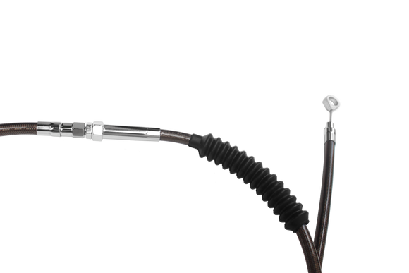 66.9" Smoky Black Braided Clutch Cable