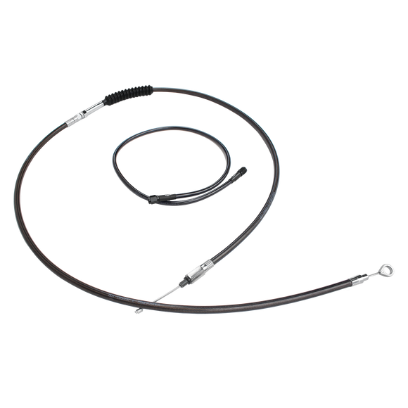 74.8" Smoky Black Clutch Cable for Harley Softail Dyna XL Touring