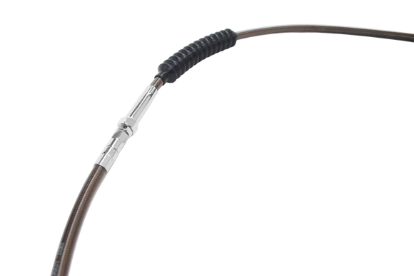 70.9" Smoky Black Braided Clutch Cable