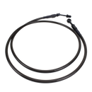 66.9" Smoky Black Braided Hydraulic Clutch Cable for Harley Touring 14-16 Models-4