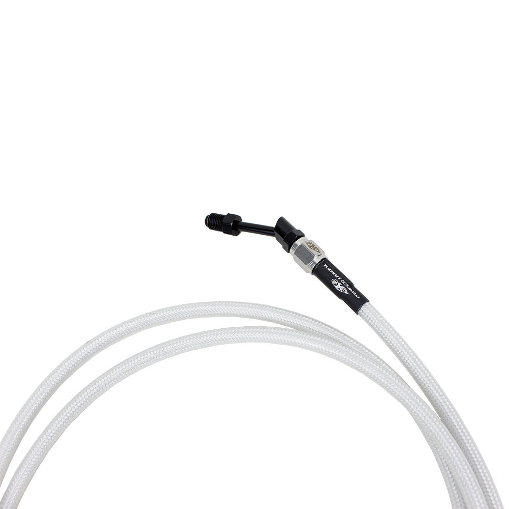 White Silver Pearl 74.8"Hydraulic Clutch Cable for Harley Davidson Touring 14-16 models