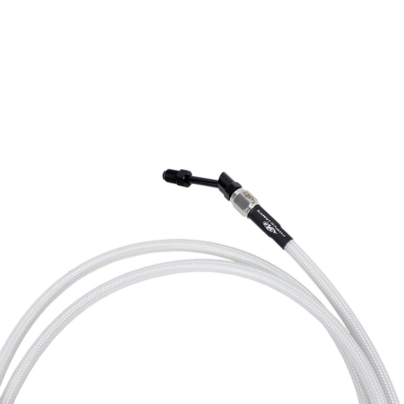 White Silver Pearl 74.8"Hydraulic Clutch Cable for Harley Davidson Touring 14-16 models