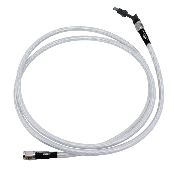 White Silver Pearl Hydraulic Clutch Cable for Harley Davidson Touring 2014-2016 models