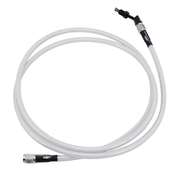 White Silver Pearl 82.7"Hydraulic Clutch Cable for Harley Davidson Touring 14-16 models