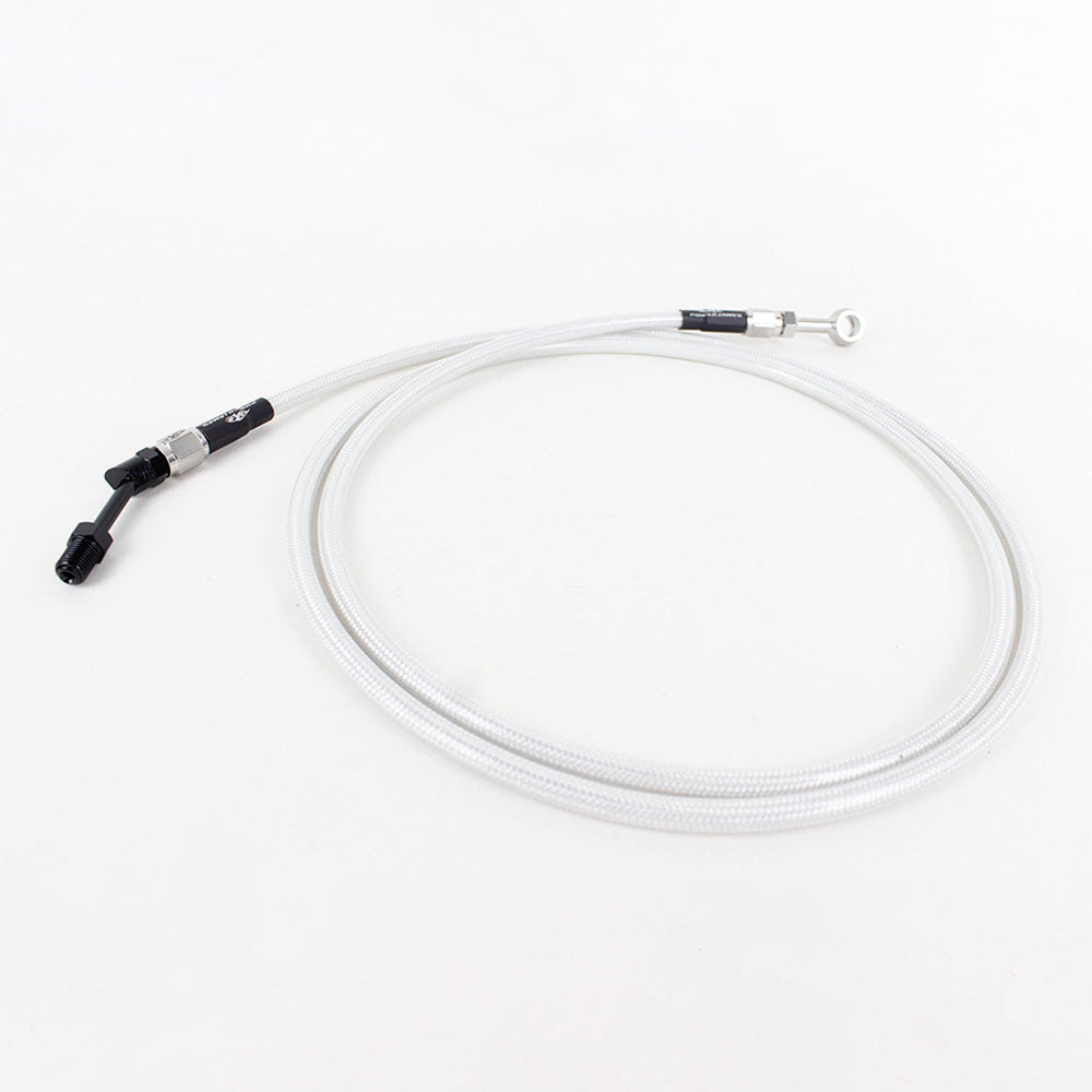 White Silver Pearl Hydraulic Clutch Cable for Harley Davidson Touring 2014-2016 models