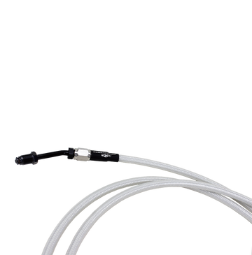 82.7" White Silver Pearl Hydraulic Clutch Cable for Harley Touring 2017-2022 models