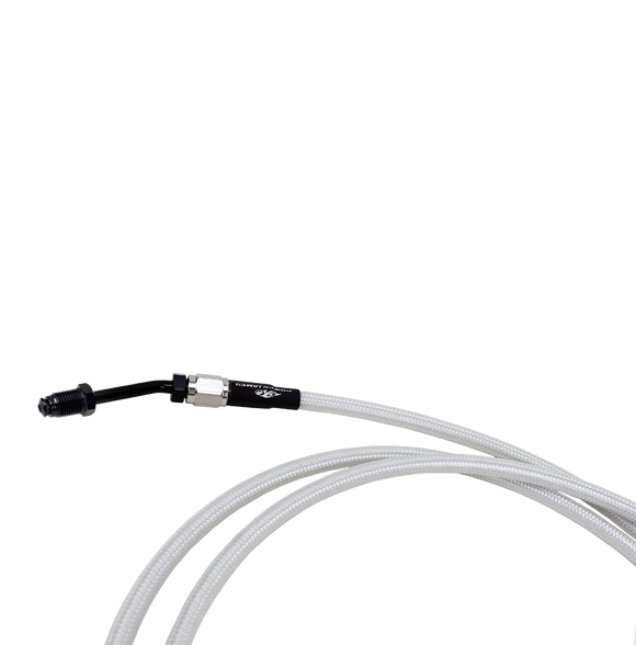 74.8" White Silver Pearl Hydraulic Clutch Cable for Harley Touring 2017-2022 models