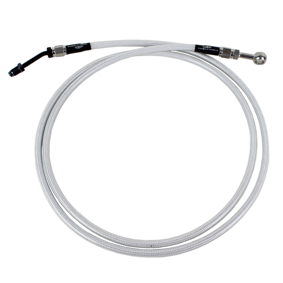 74.8" White Silver Pearl Hydraulic Clutch Cable for Harley Touring 2017-2022 models
