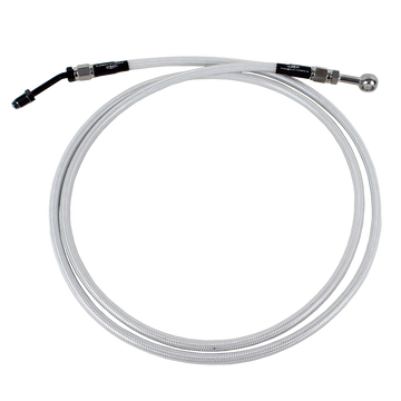 White Silver Pearl Hydraulic Clutch Cable for Harley Davidson Touring 2017-2022 models