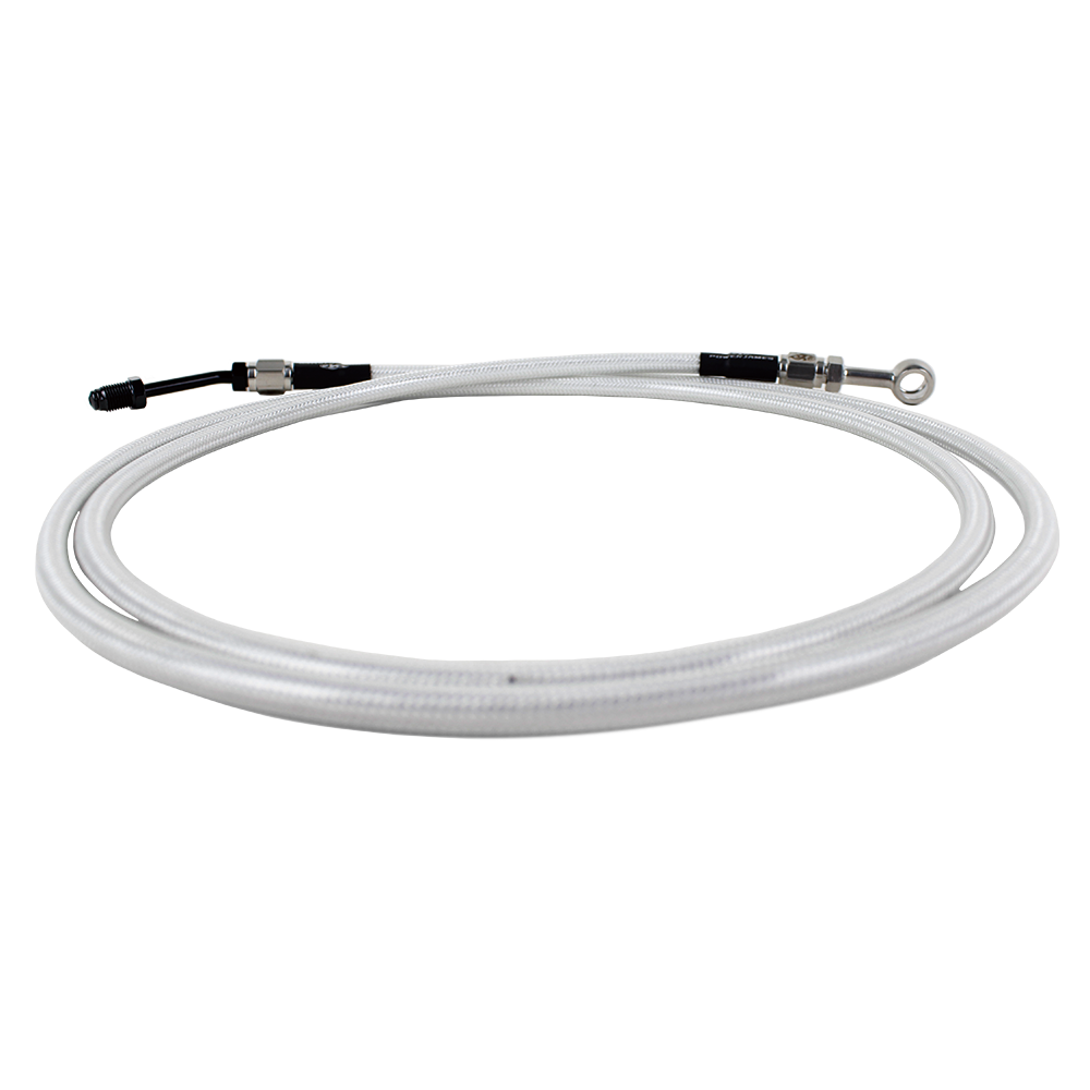 82.7" White Silver Pearl Hydraulic Clutch Cable for Harley Touring 2017-2022 models