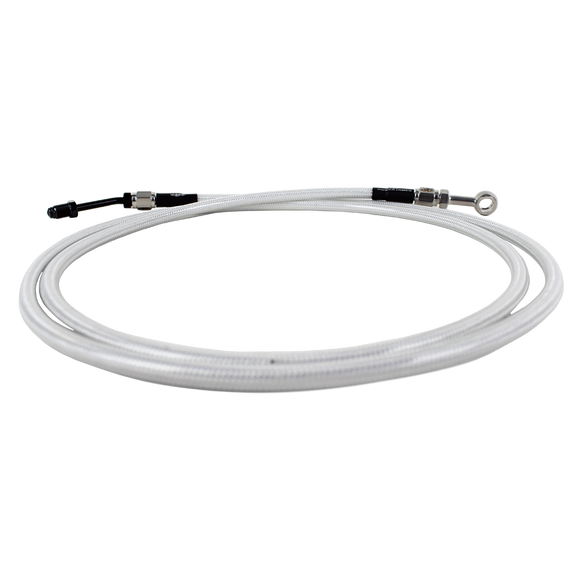 74.8" White Silver Pearl Hydraulic Clutch Cable for Harley Touring 2017-2022 models