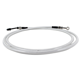 White Silver Pearl Hydraulic Clutch Cable for Harley Davidson Touring 2017-2022 models - 0