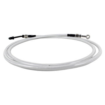 White Silver Pearl Hydraulic Clutch Cable for Harley Davidson Touring 2017-2022 models - 0
