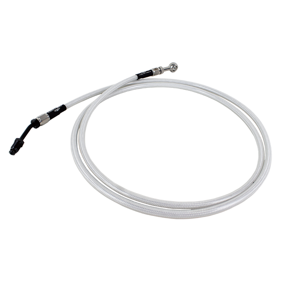74.8" White Silver Pearl Hydraulic Clutch Cable for Harley Touring 2017-2022 models