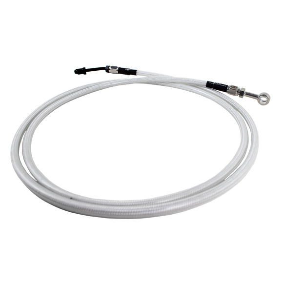 White Silver Pearl Hydraulic Clutch Cable for Harley Davidson Touring 2017-2022 models