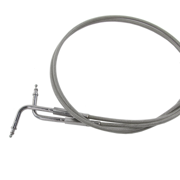 Chrome Idle and Throttle Cable-1.2m - 0