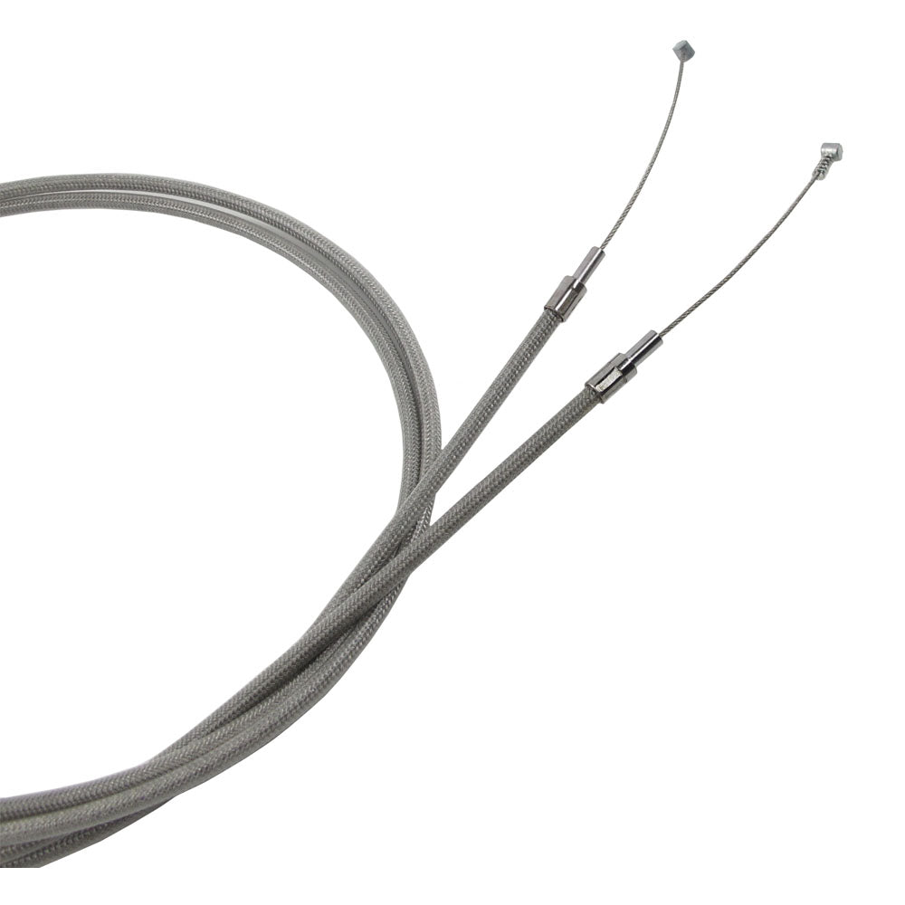 Chrome Idle and Throttle Cable-1.2m