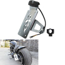 Chrome Vertical Integrated Side-Mount License Plate Assemblies-6