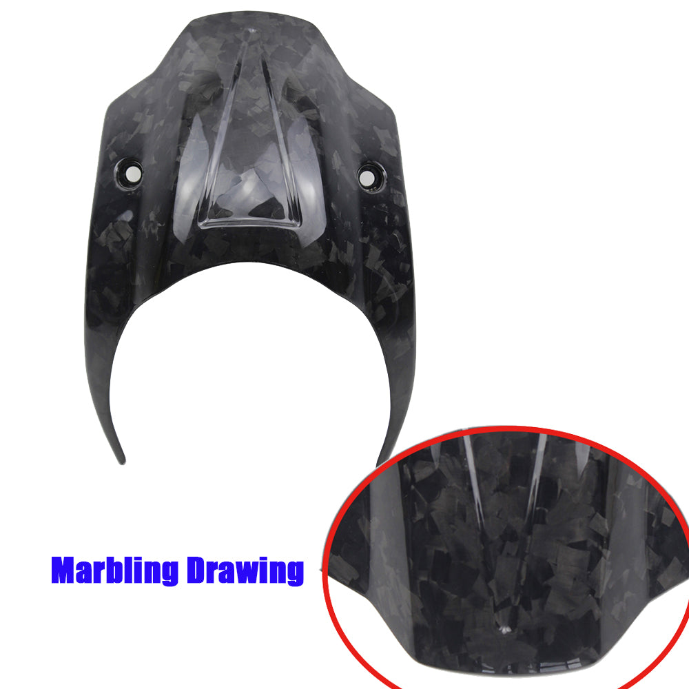 Carbon Fiber Fairing for FXBR 18-Later- Marbling - 0