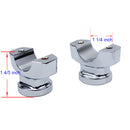 1 4/5" Height Straight Risers for Breakout Chrome-2